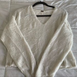 Free People white sweater